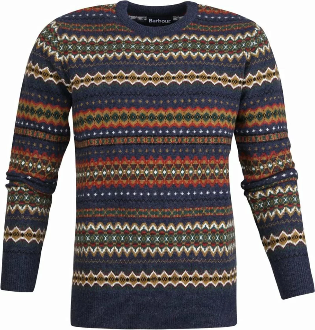 Barbour Strickpullover Rundhalspullover Case Fair Isle günstig online kaufen