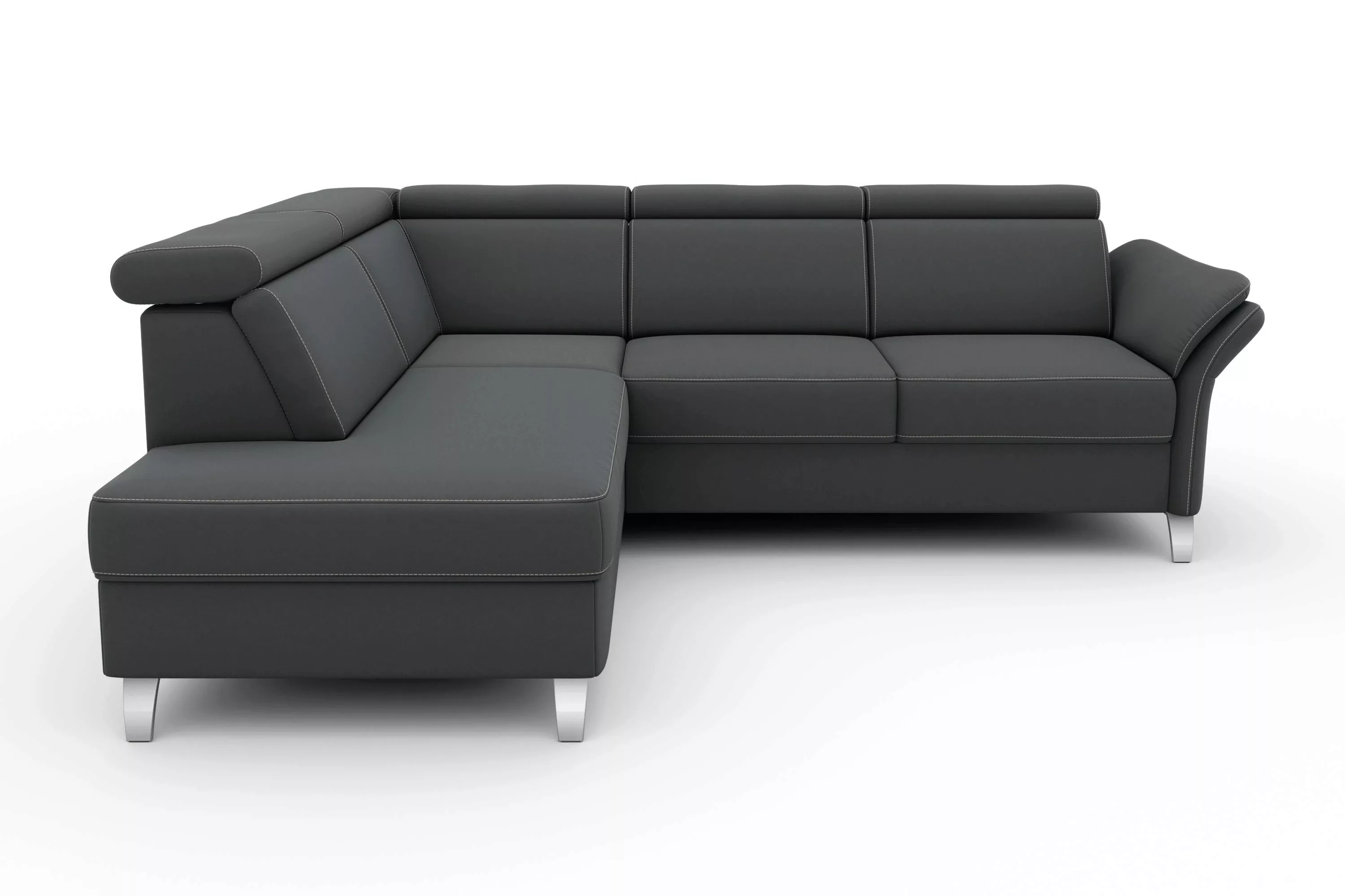 sit&more Ecksofa »Vincenzo L-Form«, inklusive Kopfteilverstellung, wahlweis günstig online kaufen