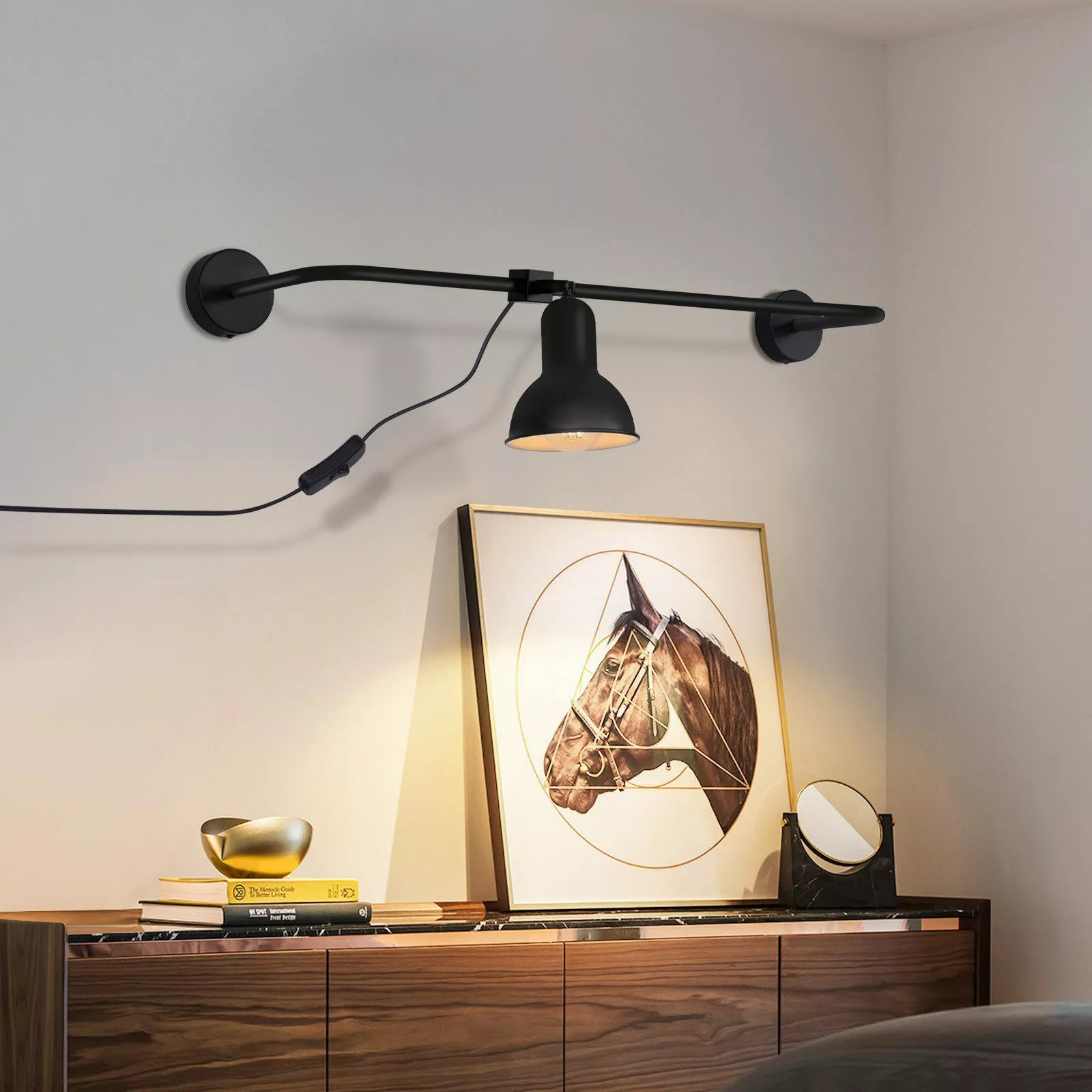 Nettlife Wandleuchte Schwenkbar 330 ° mit günstig online kaufen
