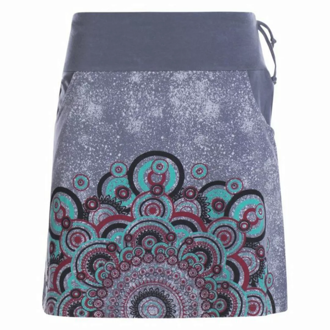 Vishes Minirock Kurzer Baumwoll-Rock Taschen-Rock Mini-Rock großes Mandala günstig online kaufen