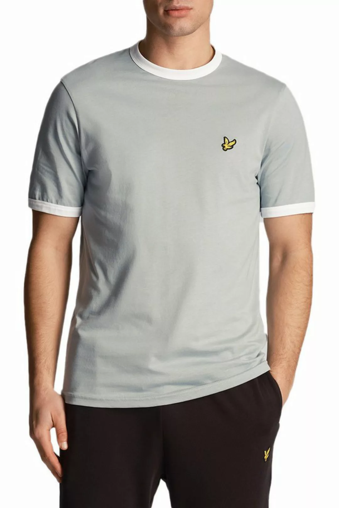 Lyle & Scott T-Shirt Mit Kontrastierender Zierleiste günstig online kaufen