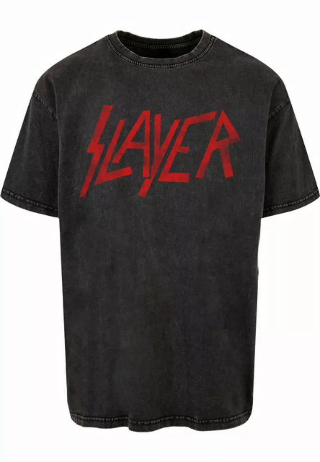 Merchcode T-Shirt "Merchcode Slayer - Distressed Logo Acid Washed Oversize günstig online kaufen