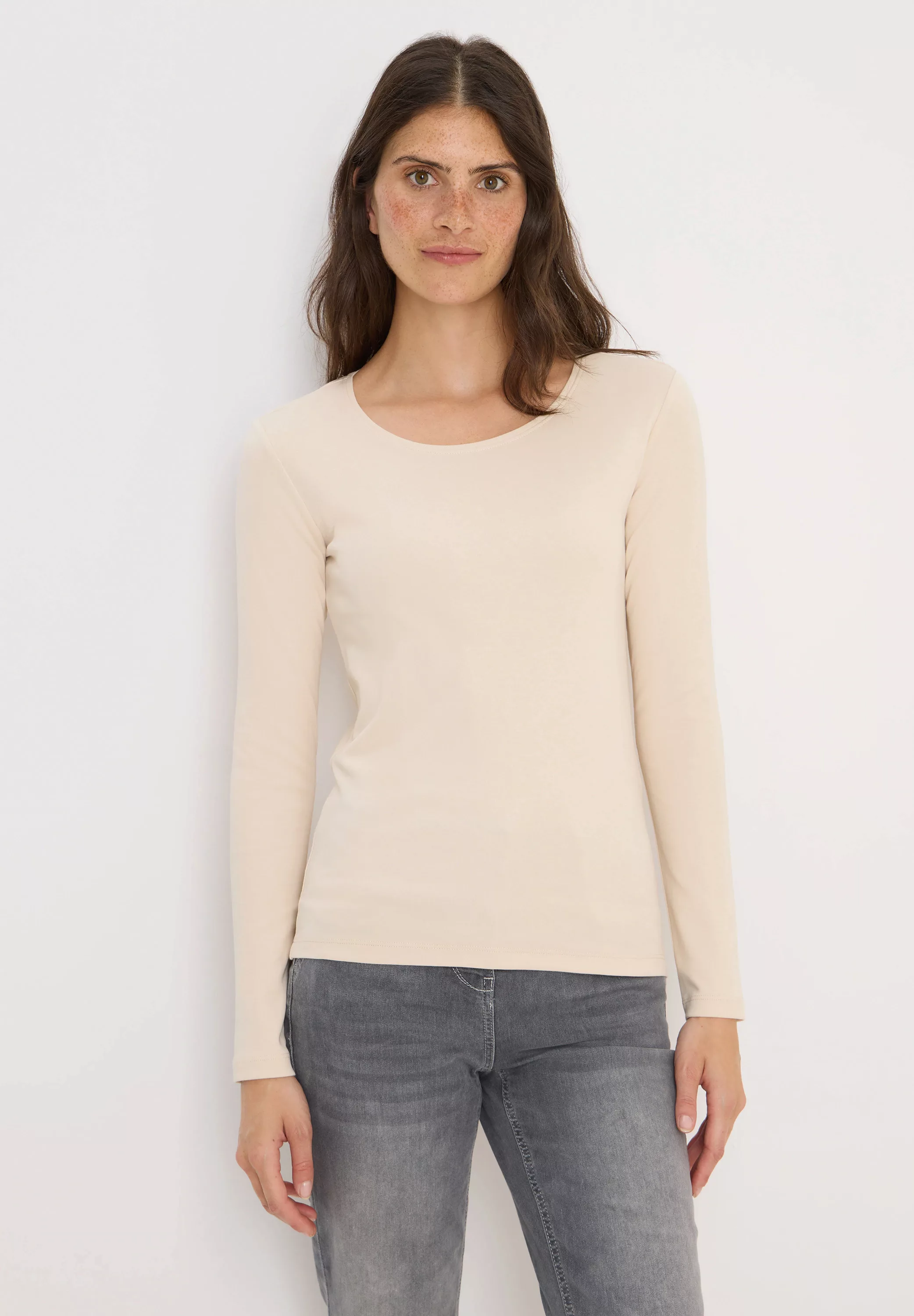 Cecil Langarmshirt, aus reiner Baumwolle günstig online kaufen