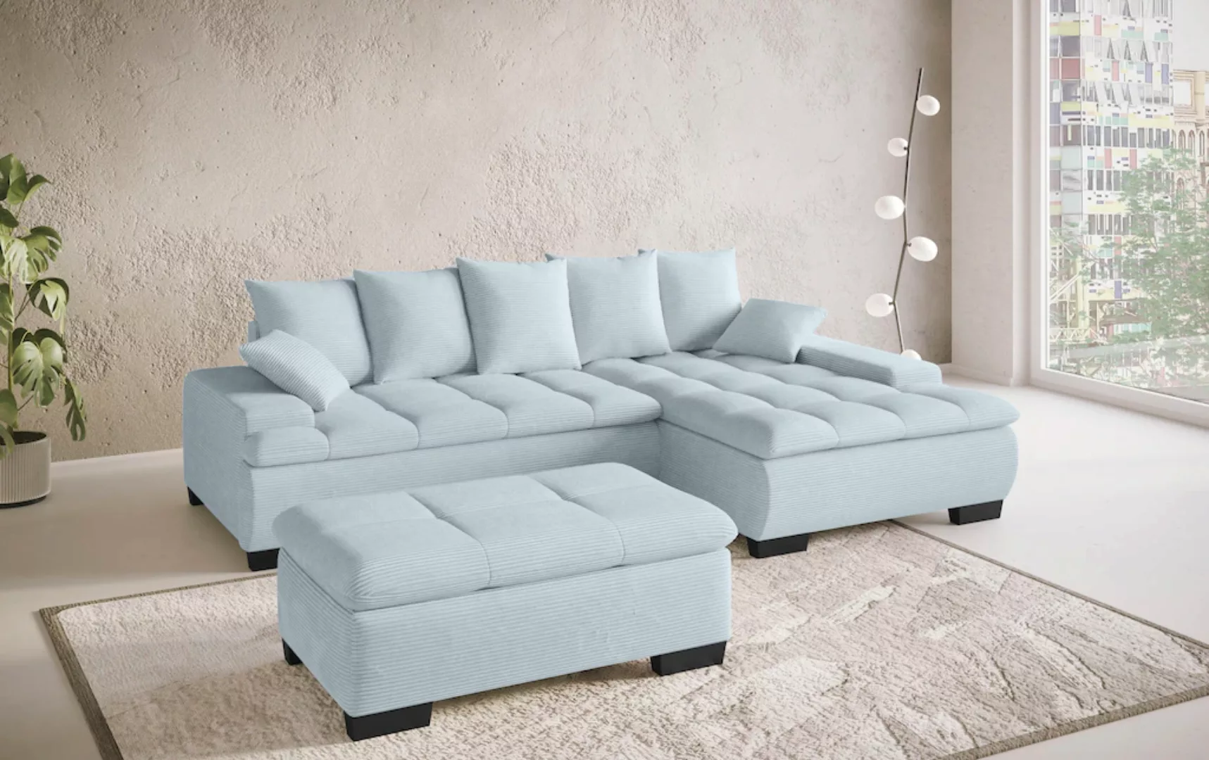 Mr. Couch Hockerbank "Haiti II", mit Kaltschaumpolsterung, bis 140 kg belas günstig online kaufen