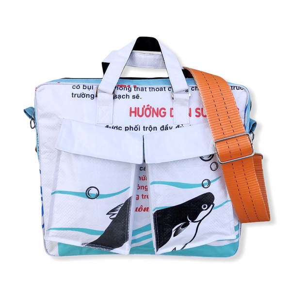 Schultertasche Mit Hochseehafengurt Ri84tj Recycelter Reissack günstig online kaufen