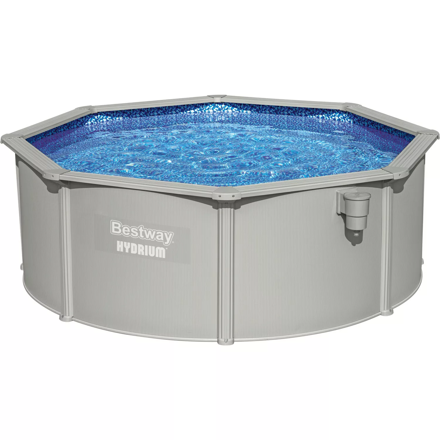 Bestway Hydrium Stahlwandpool Komplett-Set m. Sandfilteranlage Ø 360x120 cm günstig online kaufen