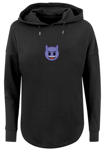 emoji couture Hoodie Evil smiling furry purple face Premium Qualität günstig online kaufen