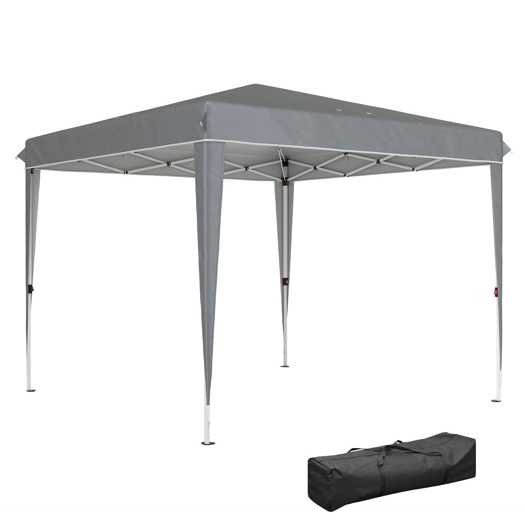 Outsunny Faltpavillon 3x3m, wasserabweisend stabil winterfest, günstig online kaufen