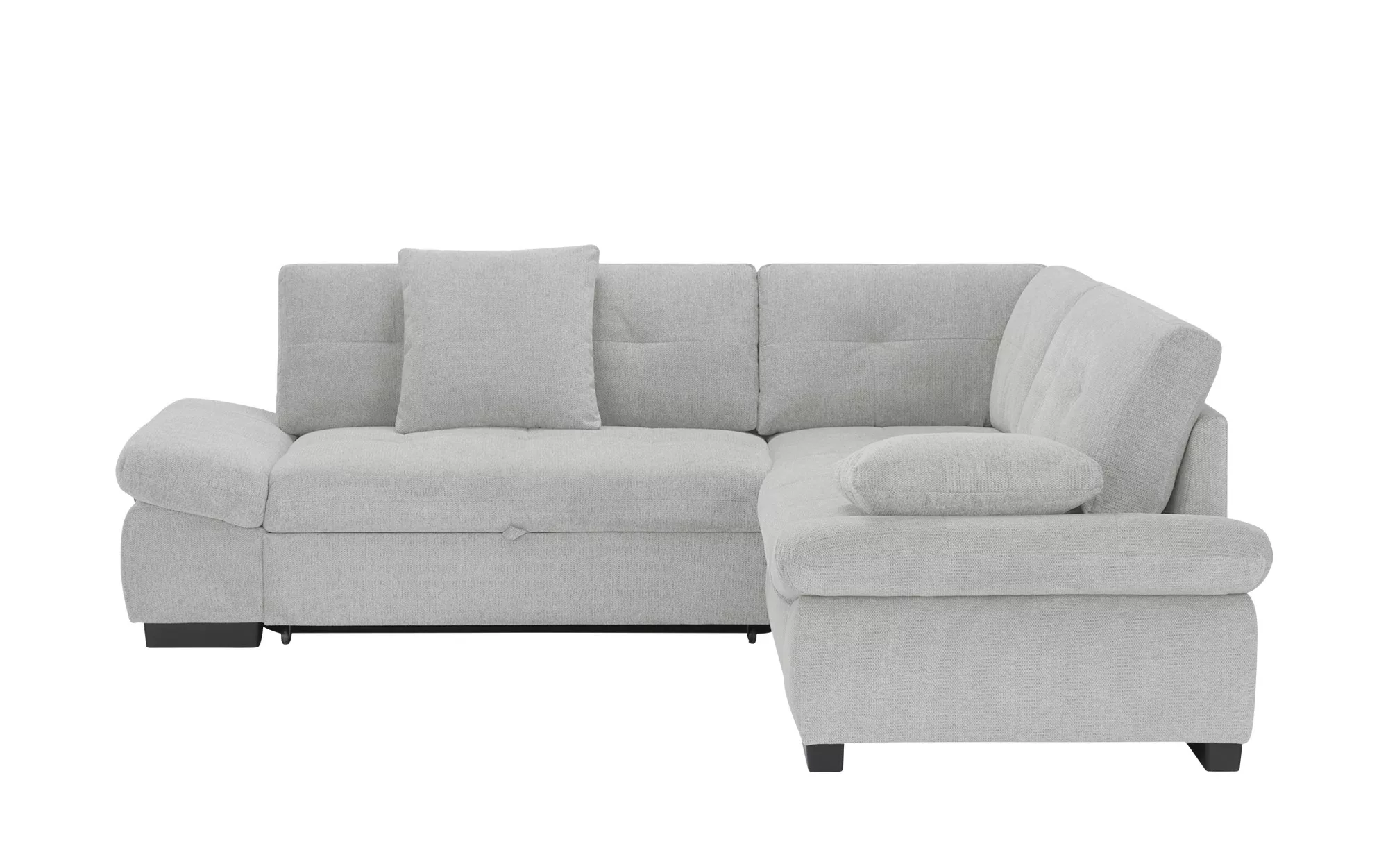 bobb Ecksofa  Lindsay ¦ grau ¦ Maße (cm): B: 255 H: 91 T: 225.0 Polstermöbe günstig online kaufen