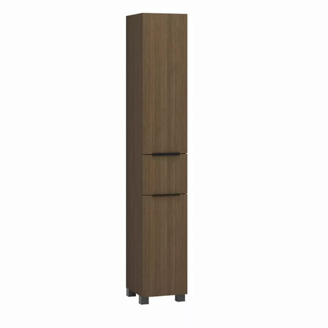 Lomadox Hochschrank SORRENT-03 Badschrank 30 cm breit, 2 Türen, 1 Auszug in günstig online kaufen