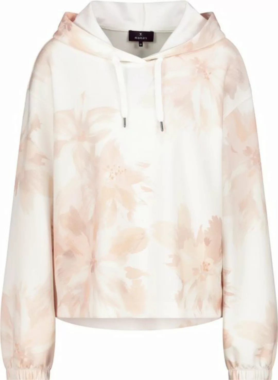 Monari Sweatshirt Sweatshirt mit Blumenmuster peach nectar gemustert günstig online kaufen