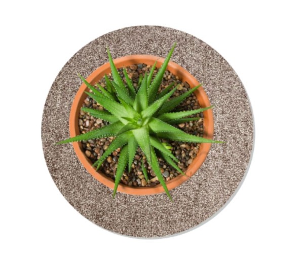 Flora Unterlage für Blumentöpfe Ø 25 cm Hellgrau günstig online kaufen