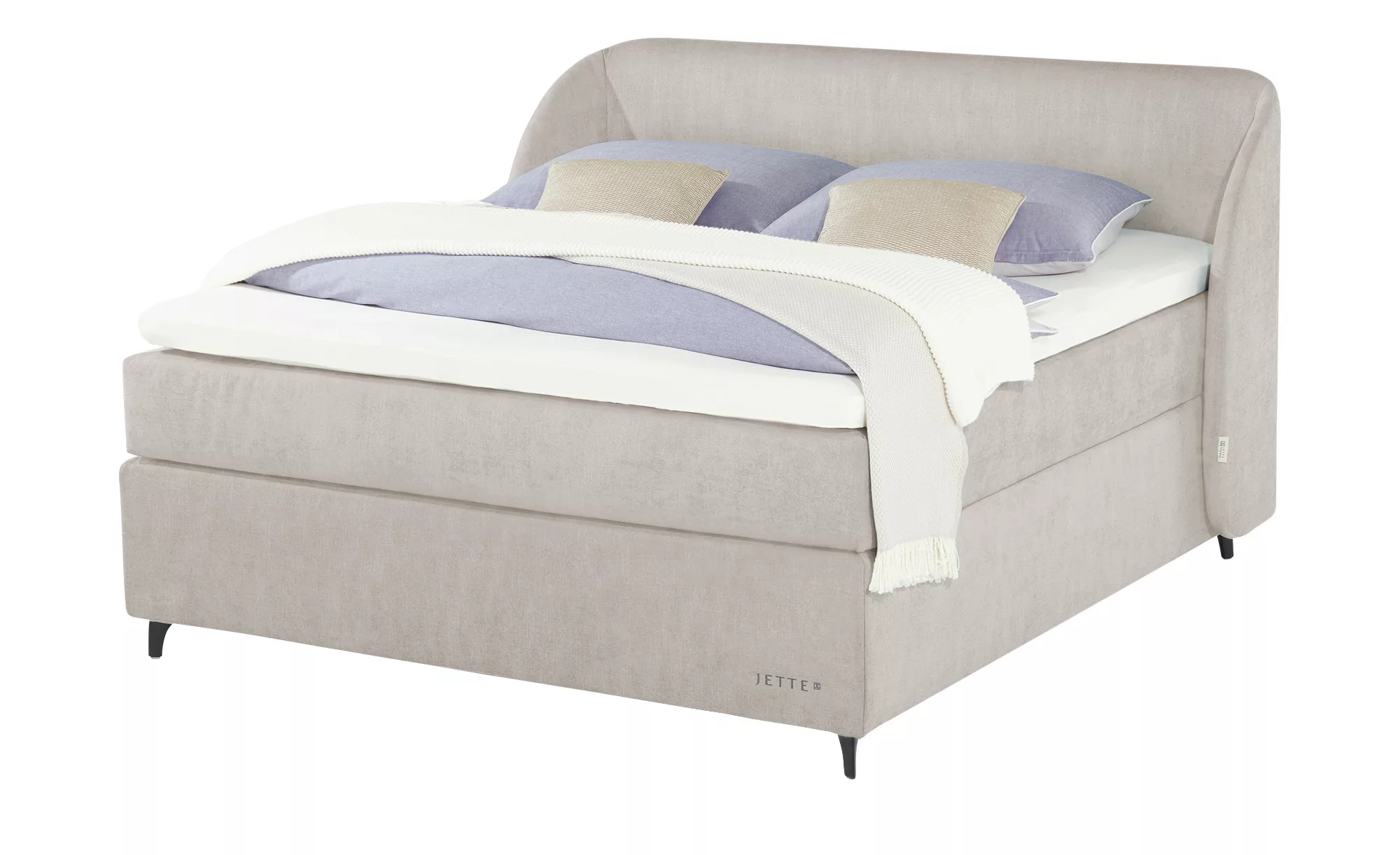 Jette Home Boxspringbett  Jette Embrace ¦ beige ¦ Maße (cm): B: 198 H: 126, günstig online kaufen