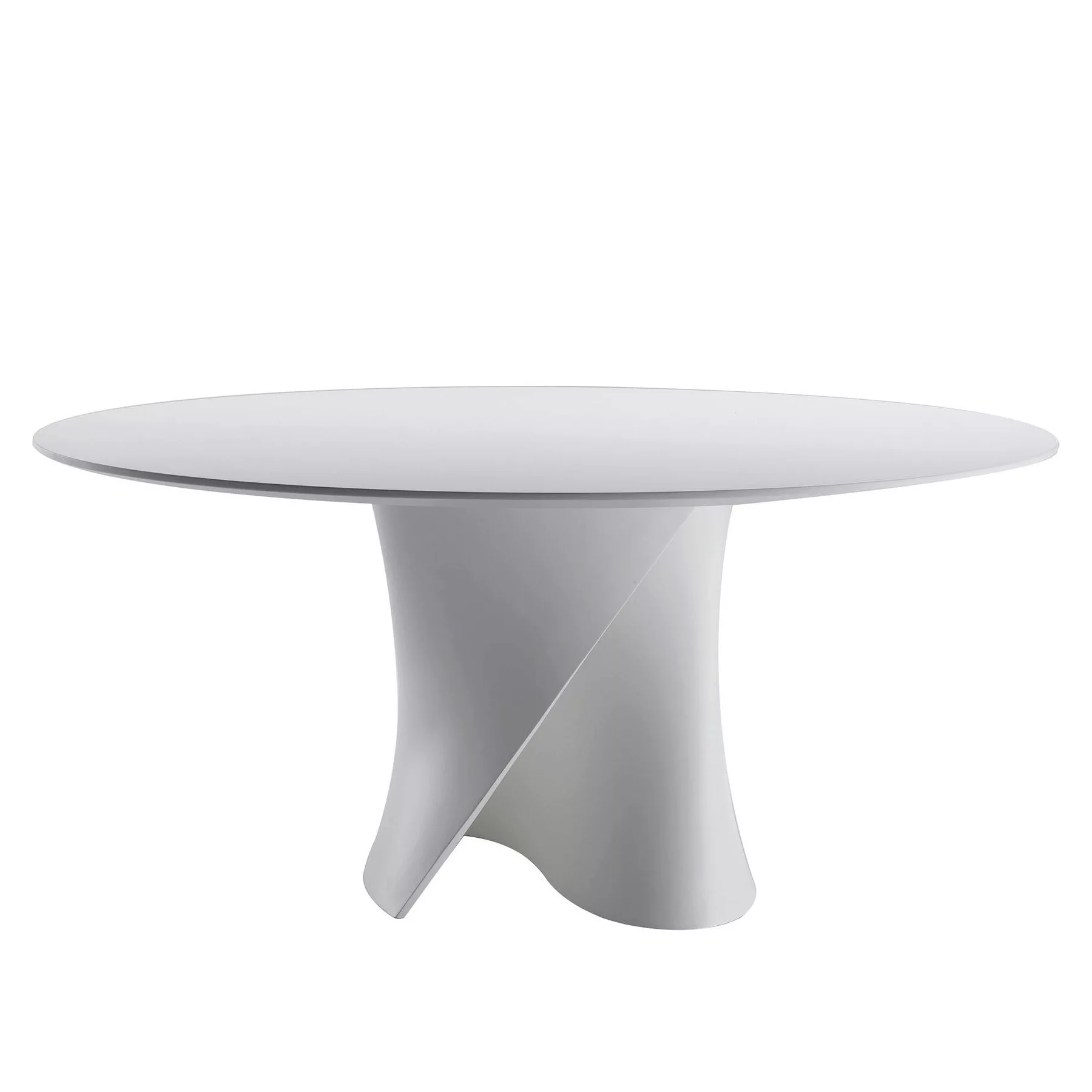 MDF Italia - S Table Esstisch Gestell weiß Ø175cm - weiß/Gestell weiß /Tisc günstig online kaufen