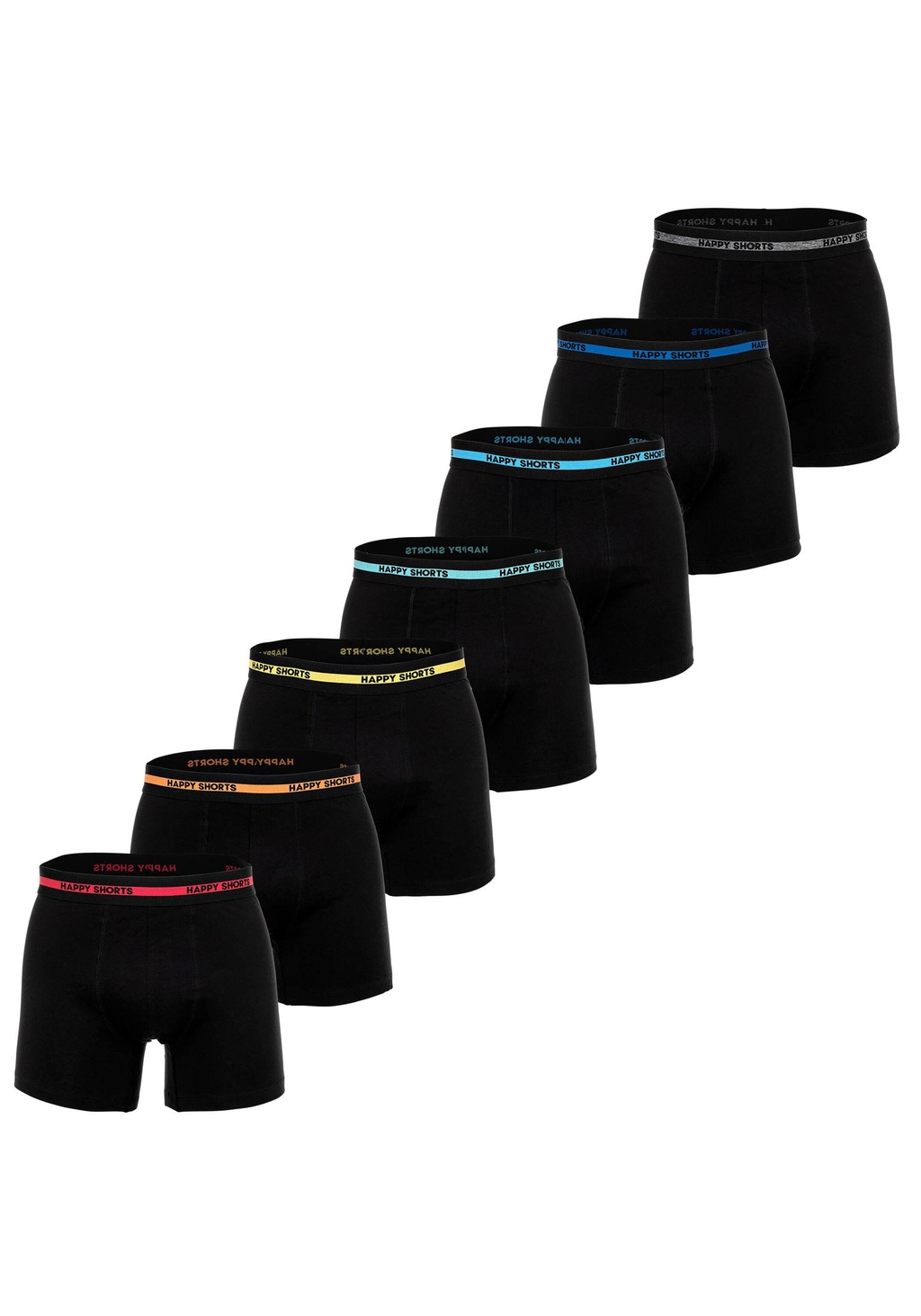 HAPPY SHORTS Boxershorts "Boxershort 7er Pack" günstig online kaufen