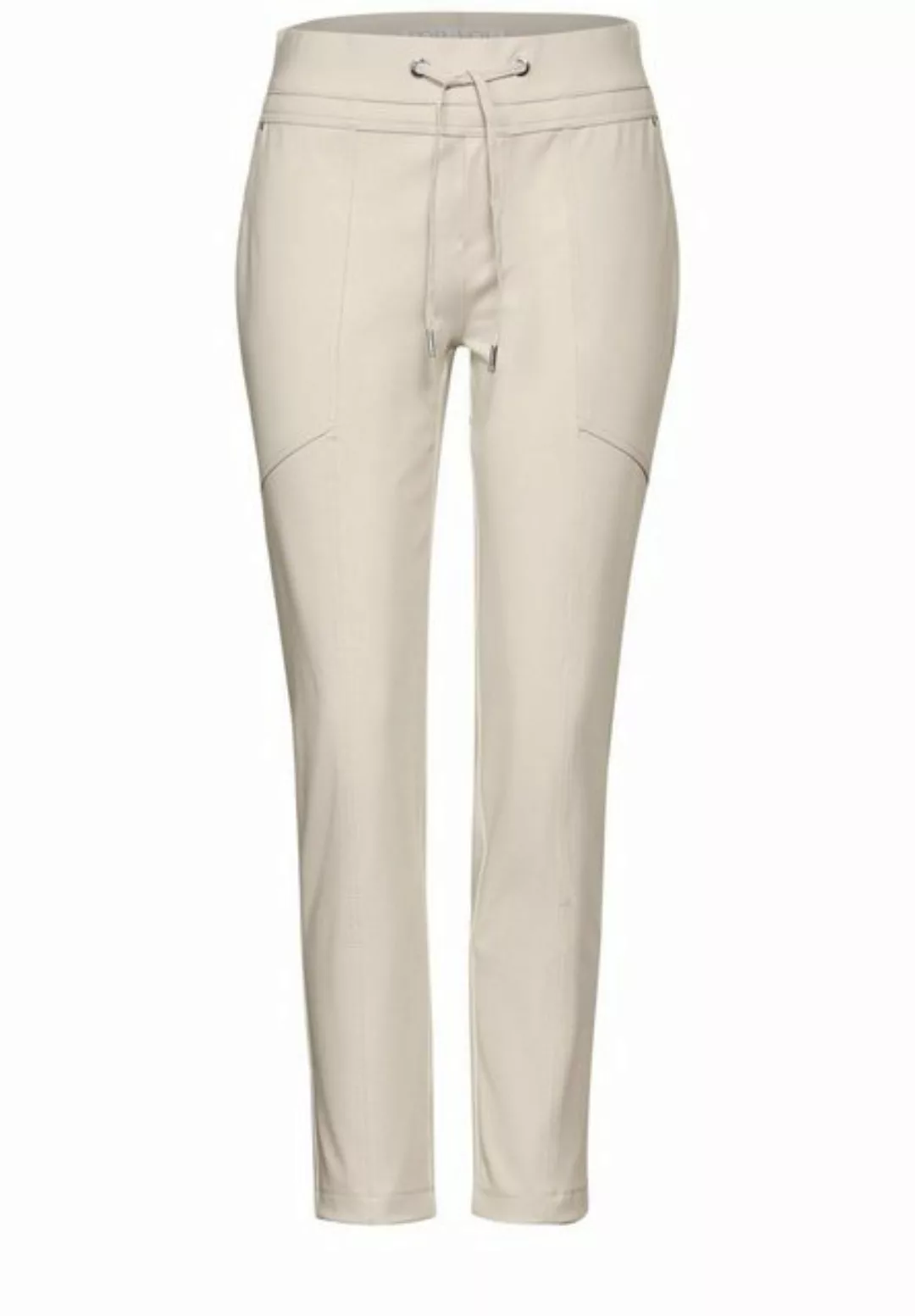 STREET ONE Stoffhose Style Bonny Travel, smooth sand beige günstig online kaufen