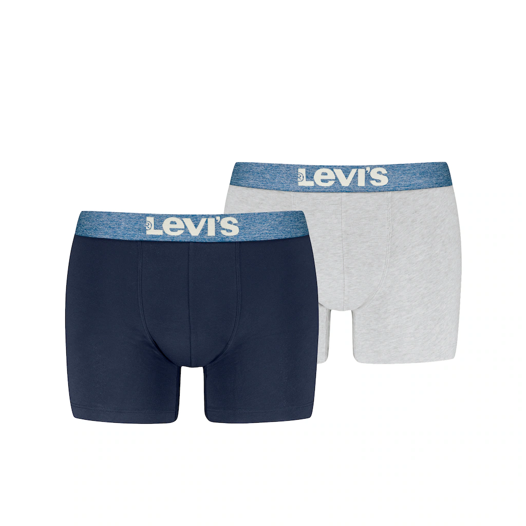 Levis Slip "LEVIS MEN MELANGE WB BOXER BRIEF ORGANIC CO 2P", (2er-Pack), mi günstig online kaufen