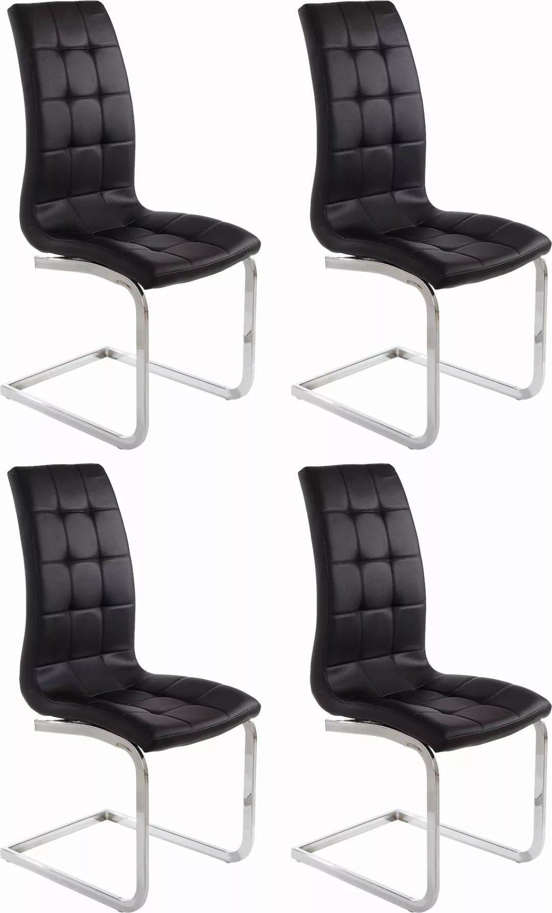 INOSIGN Freischwinger "Lola", (Set), 4 St., Kunstleder, 2 oder 4 Stück, Bez günstig online kaufen
