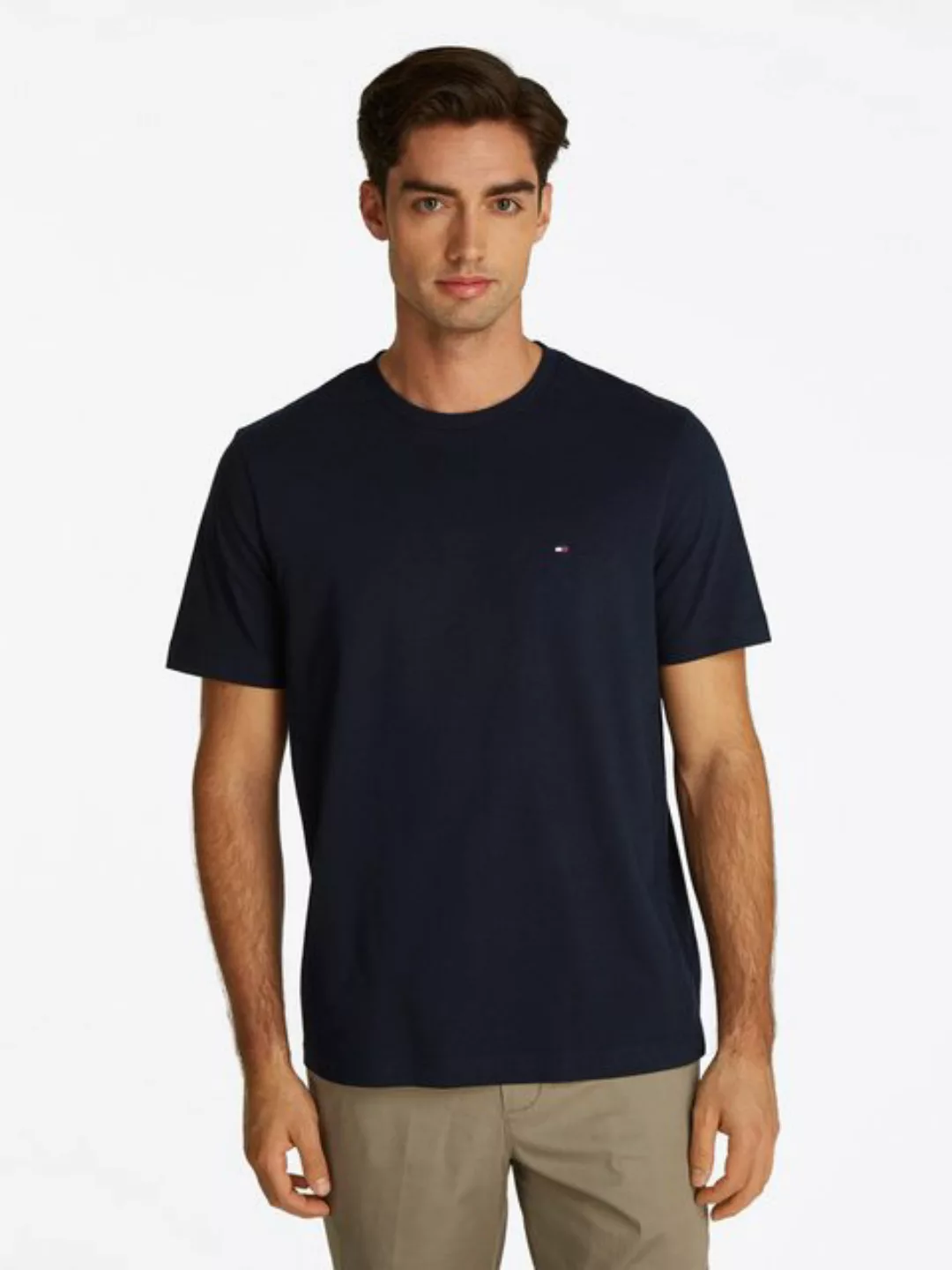 Tommy Hilfiger T-Shirt ESSENTIAL REG FIT SOLID TEE mit Rundhalsausschnitt günstig online kaufen