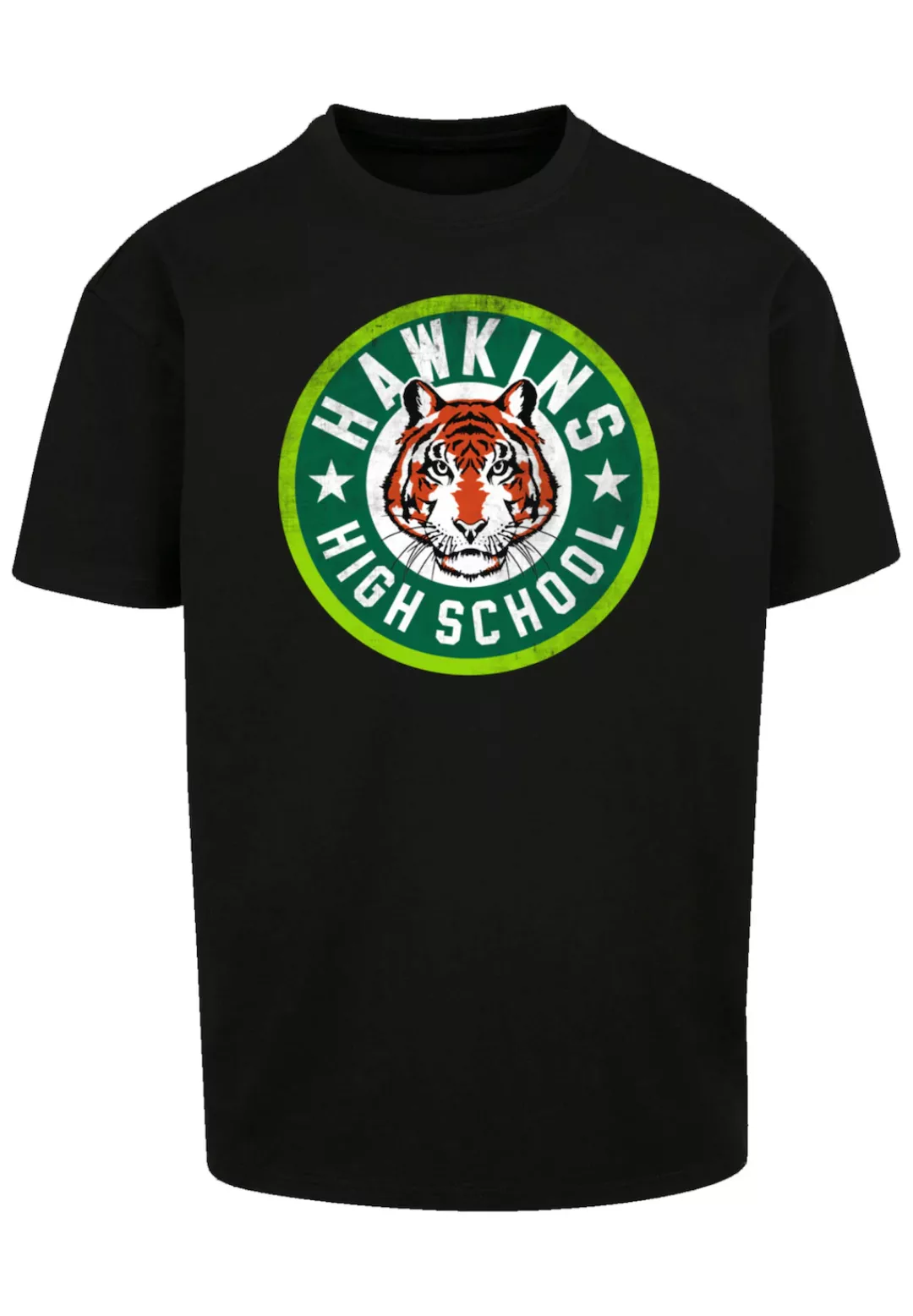 F4NT4STIC T-Shirt "Stranger Things Hawkins Tiger Circle", Premium Qualität günstig online kaufen