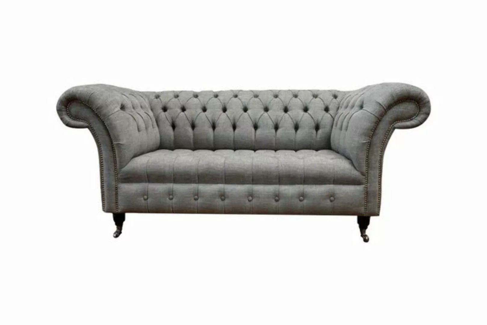 JVmoebel Sofa Chesterfield Zweisitzer Couch Polster Sofa Textil Couchen Sto günstig online kaufen