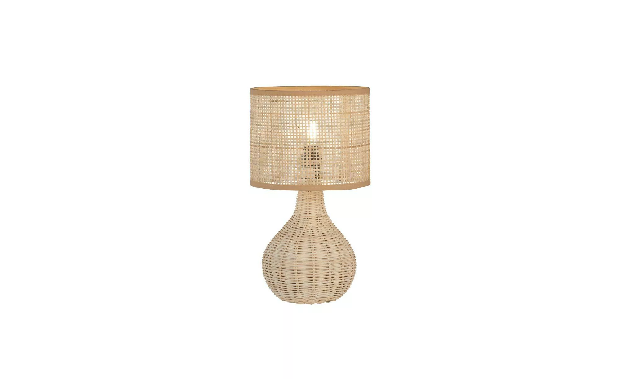 Fischer-Honsel Tischleuchte ¦ beige ¦ Maße (cm): B: 20 H: 37 T: 20 Lampen & günstig online kaufen