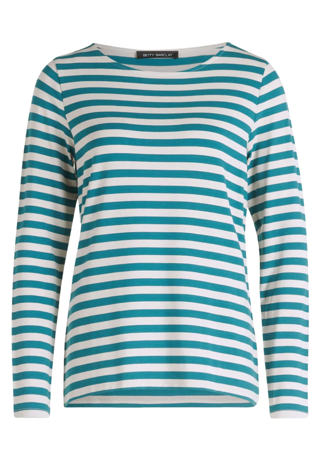 Betty Barclay Kurzarmshirt "Betty Barclay Ringelshirt mit U-Boot-Ausschnitt günstig online kaufen