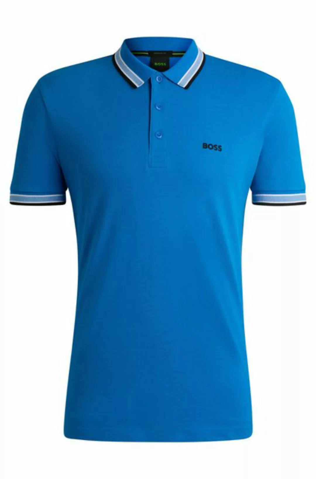 BOSS GREEN Poloshirt Paddy mit kontrastfarbenen Streifen am Kragen günstig online kaufen