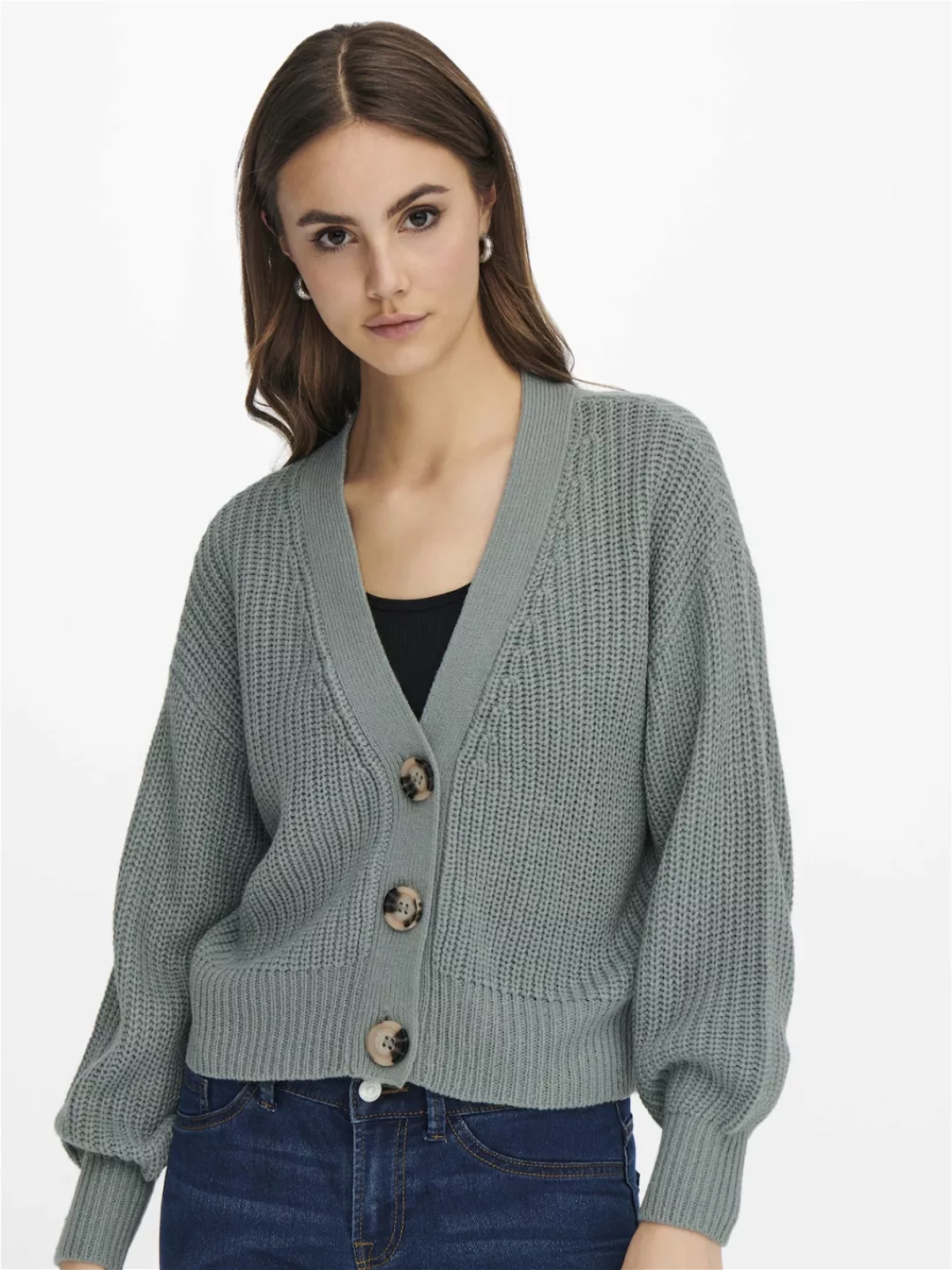 JDY Strickjacke JDYJUSTY L/S SHORT CARDIGAN KNT NOOS günstig online kaufen