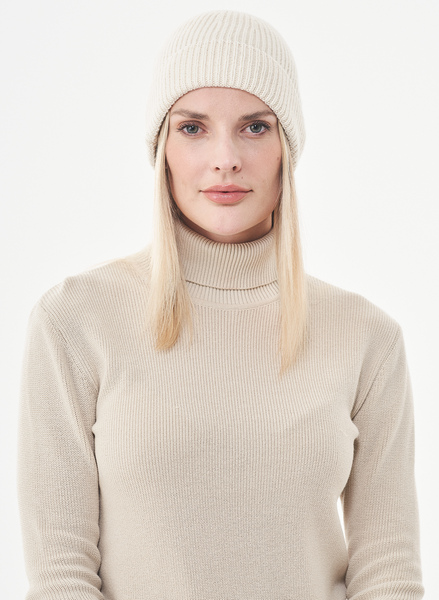 Strick-beanie Aus Bio-merinowolle Und Bio-baumwolle günstig online kaufen