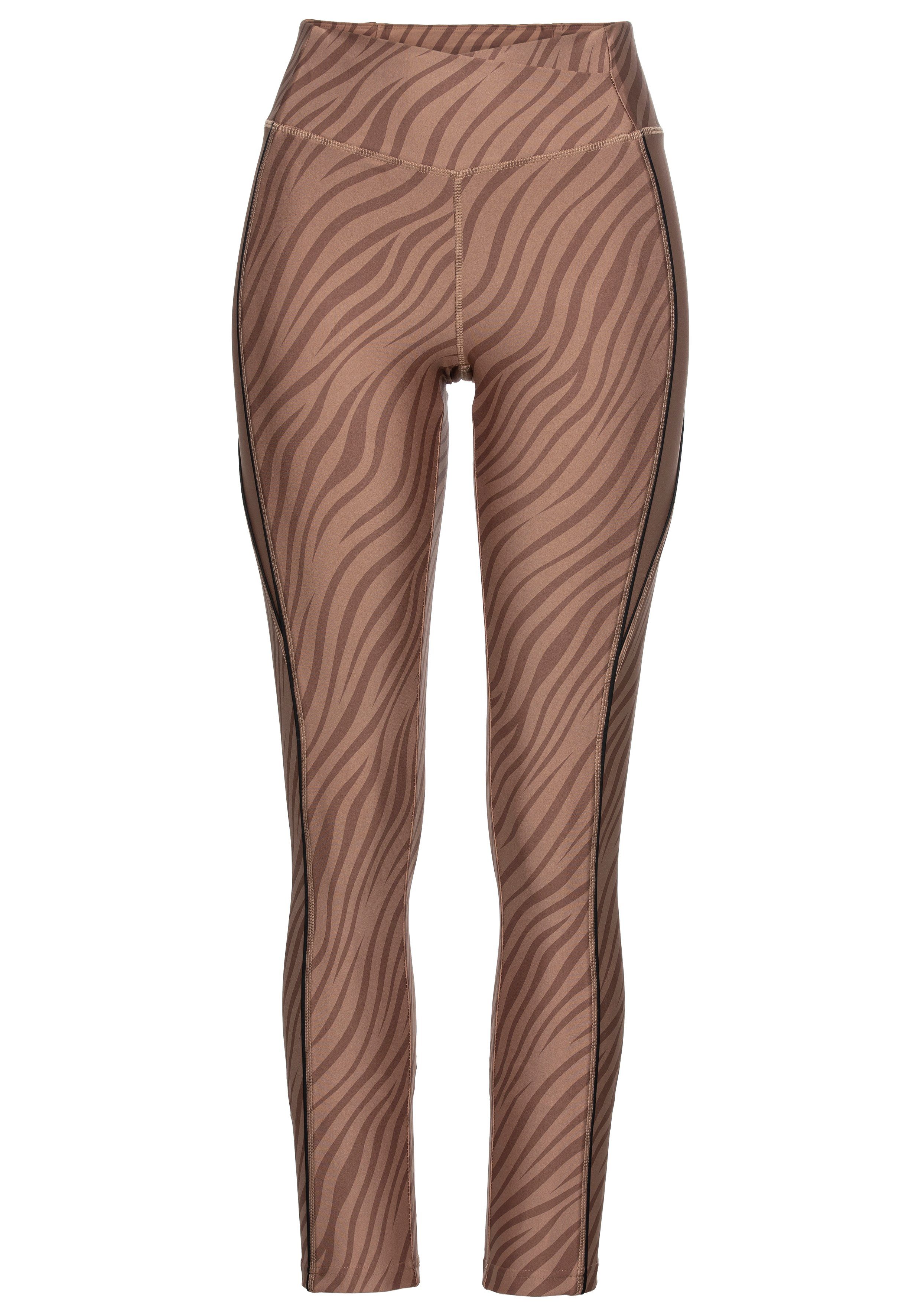 LASCANA ACTIVE Leggings mit Zebramuster günstig online kaufen