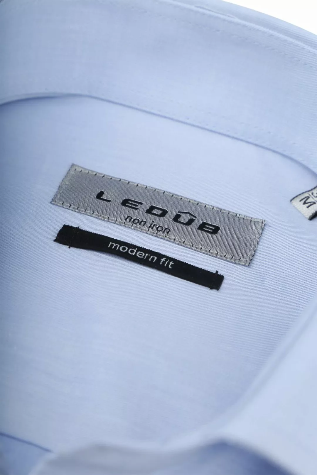 Ledub Hemd Hellblau Brusttassche - Größe 42 günstig online kaufen
