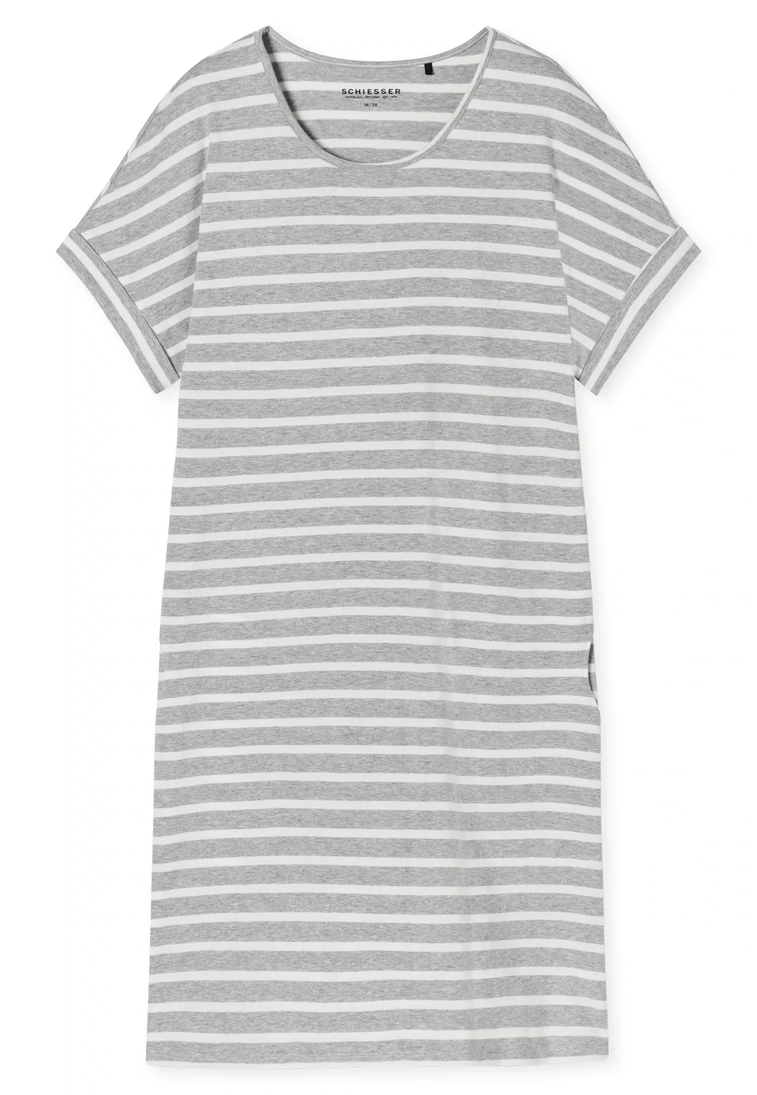 Schiesser Sleepshirt, mit grau-meliertem Design günstig online kaufen