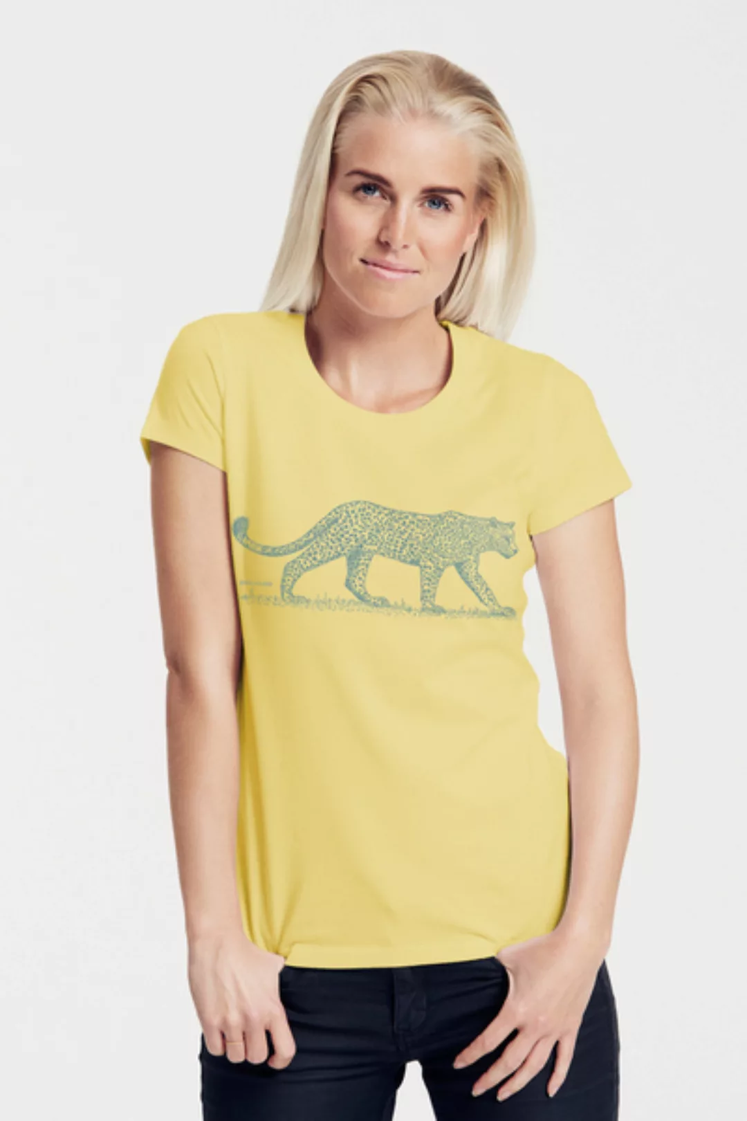 Bio-damen-t-shirt "Leopard" günstig online kaufen