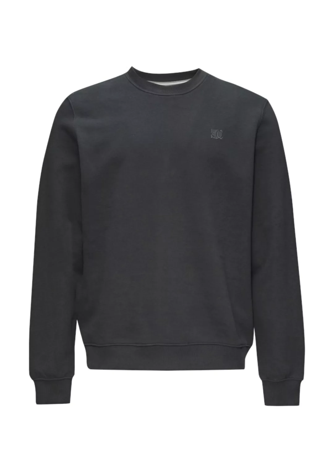 s.Oliver Sweatshirt Sweatshirt (1-tlg) Rundhals, Langarm, Logo, Rippbündche günstig online kaufen