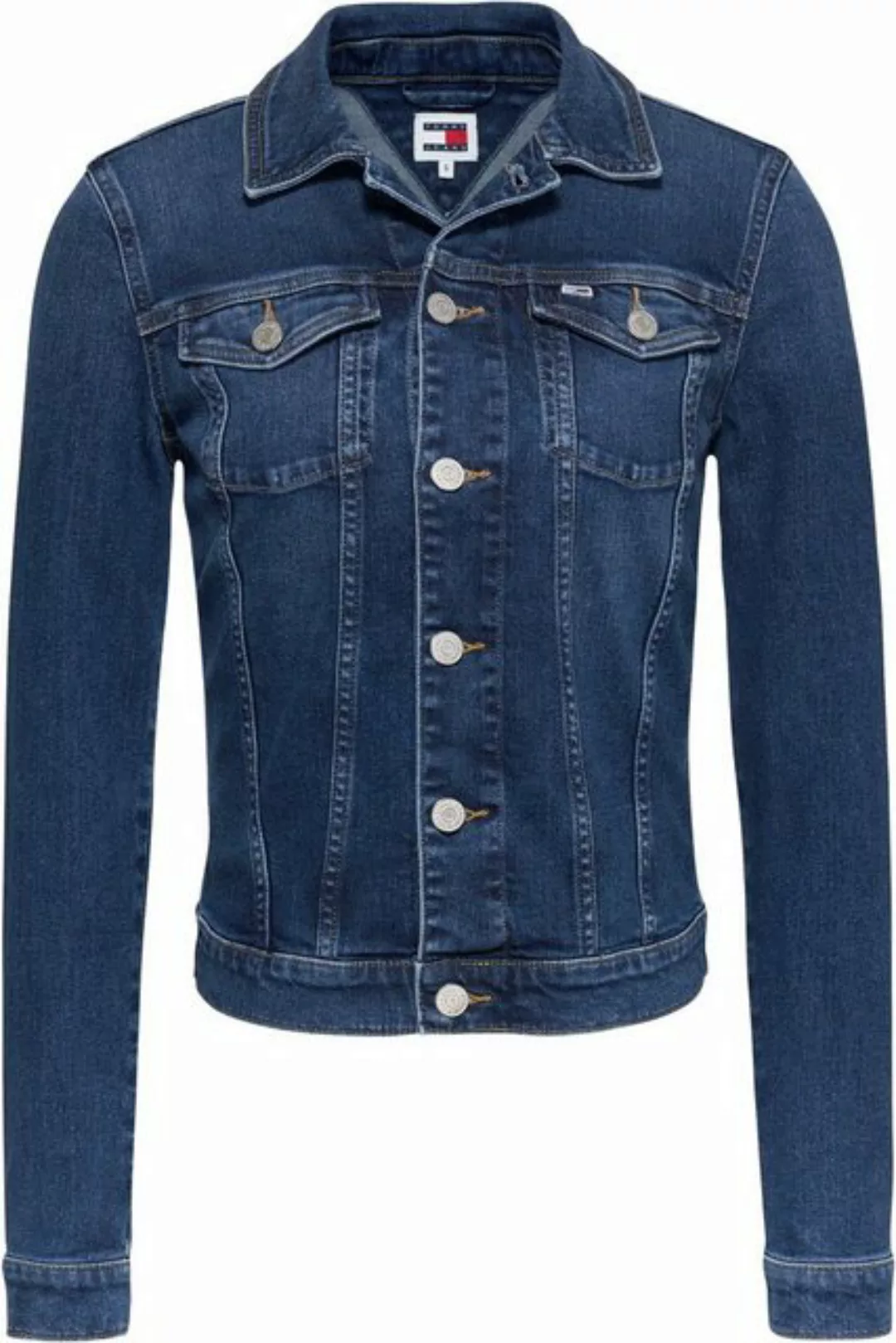 Tommy Jeans Jeansjacke VIVIANNE SKN JACKET AH5150 mit Logostickerei günstig online kaufen