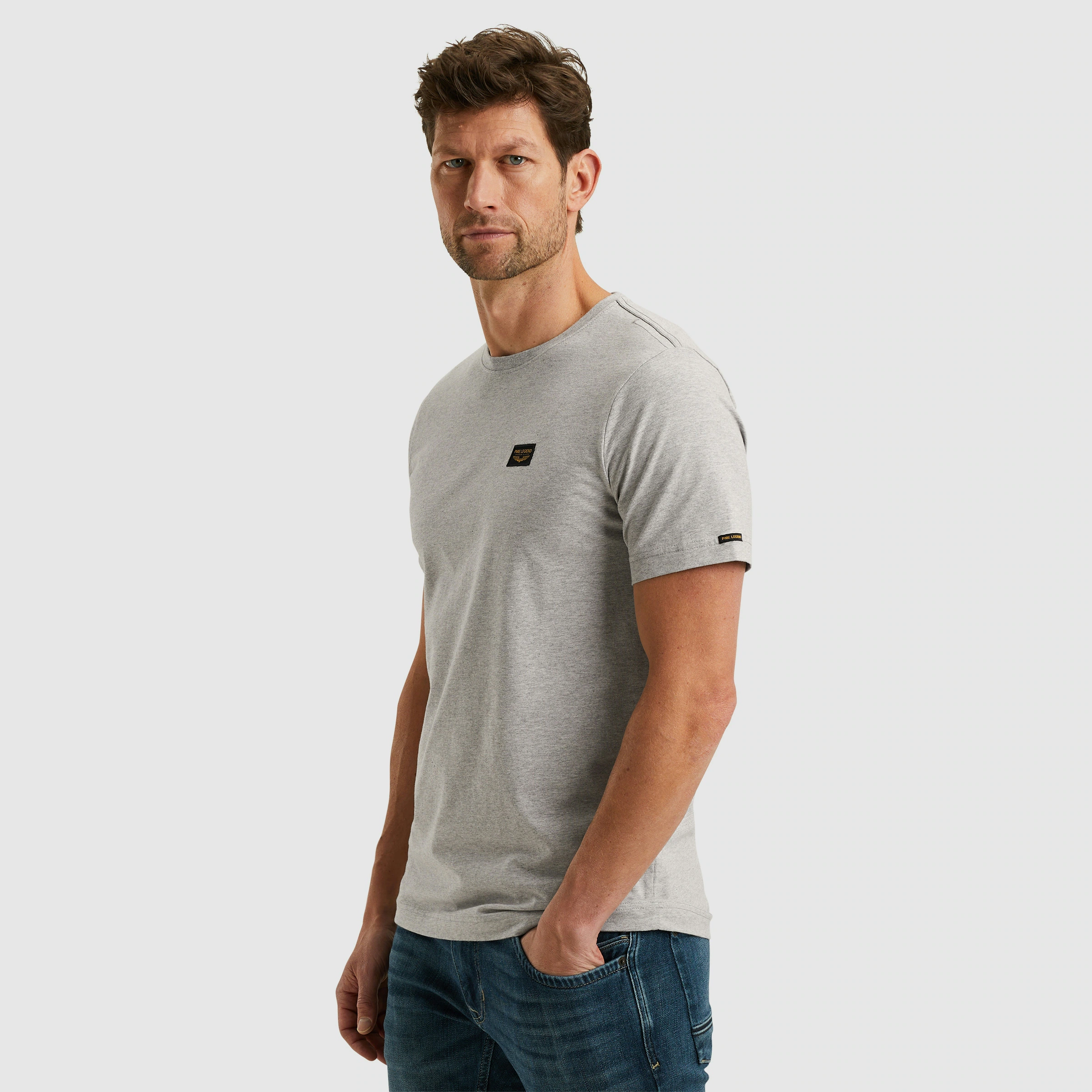 PME Legend Herren Rundhals T-Shirt GUYVER - Regular Fit günstig online kaufen