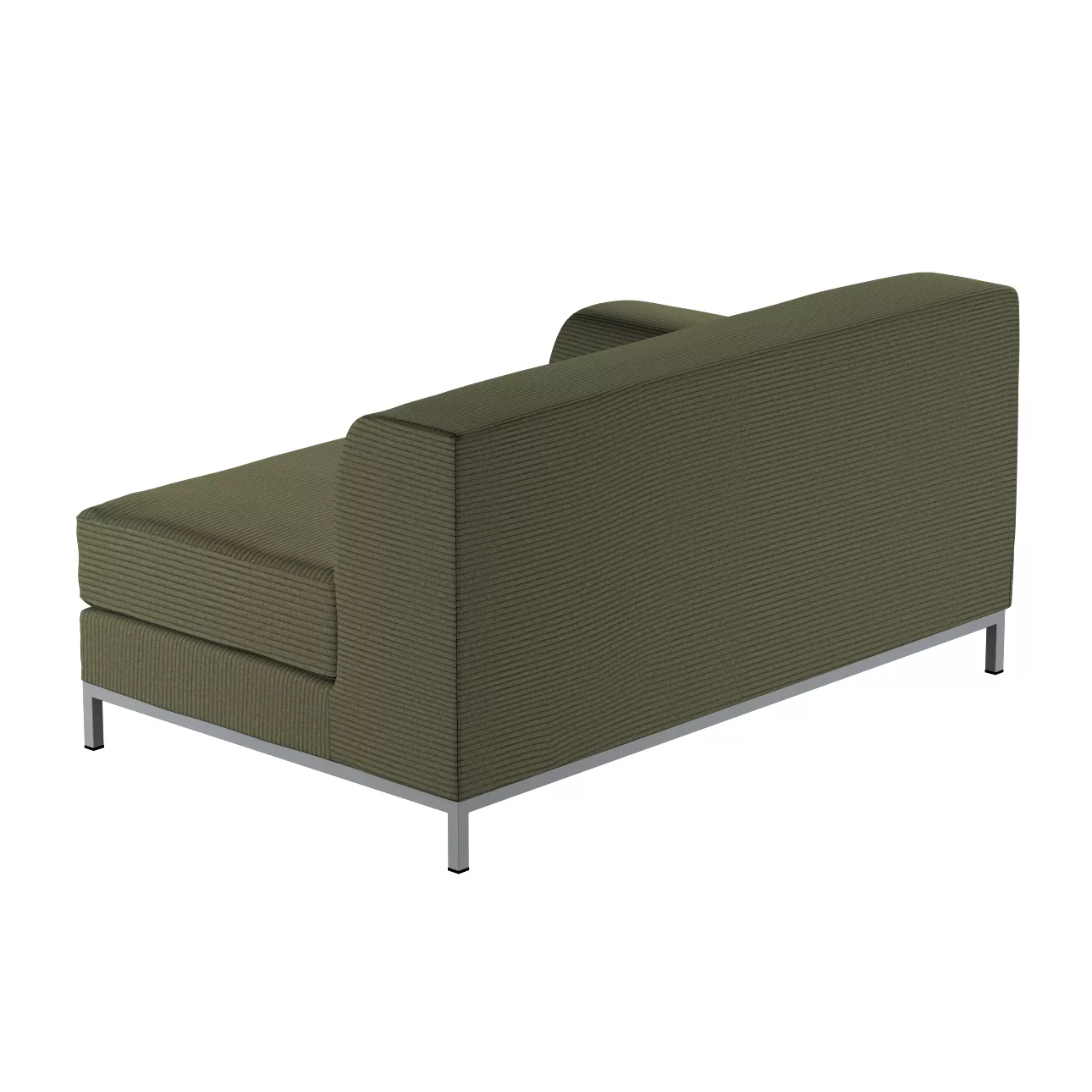 Bezug für Kramfors 2-Sitzer Sofa, Lehne links, olivgrün, Bezug für Kramfors günstig online kaufen