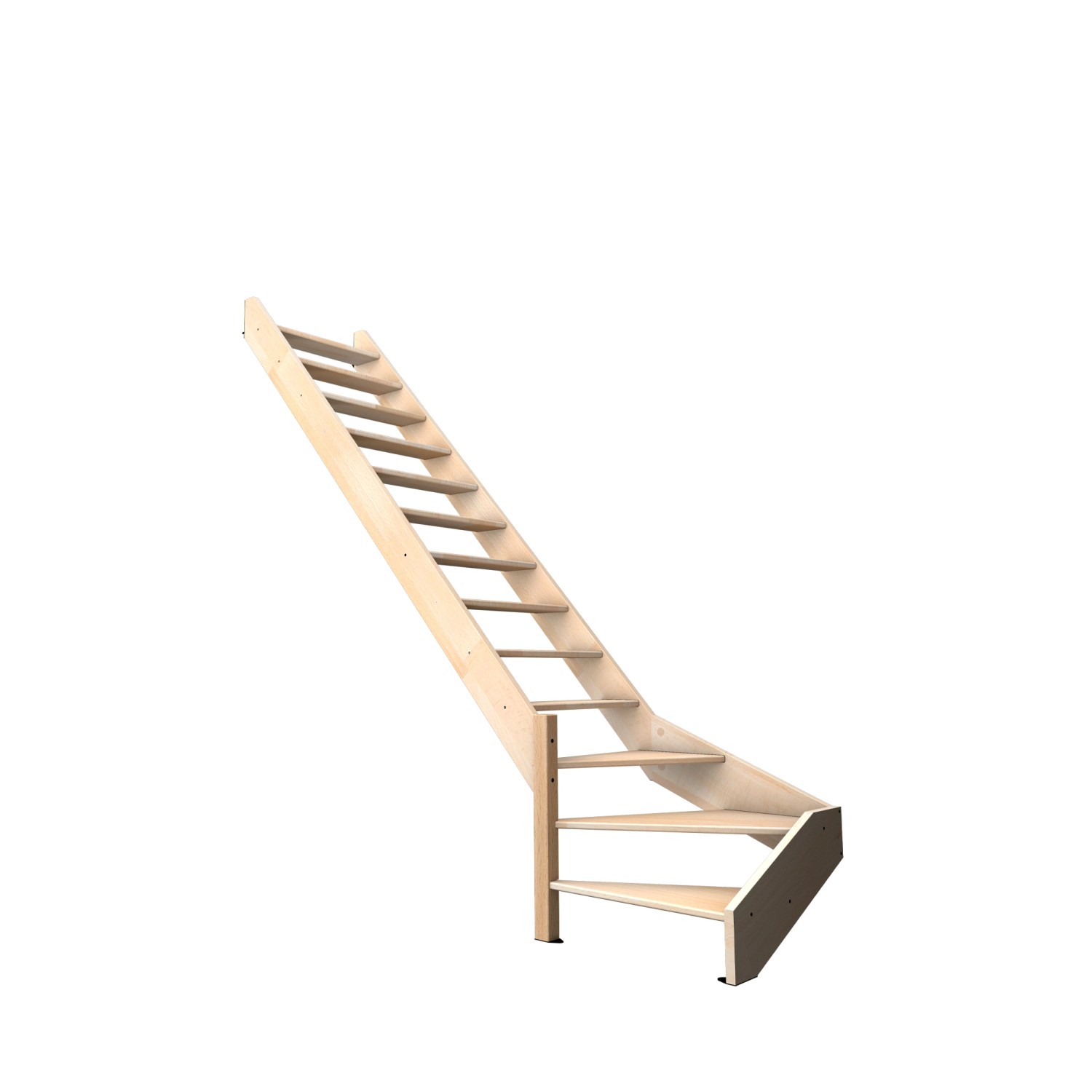 Kordo Treppe 1/4 Gewendelt Links Buche Nostra günstig online kaufen