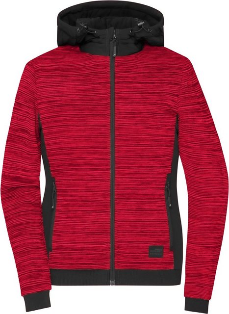 James & Nicholson Fleecejacke Damen Hybrid Strickfleece Jacke günstig online kaufen