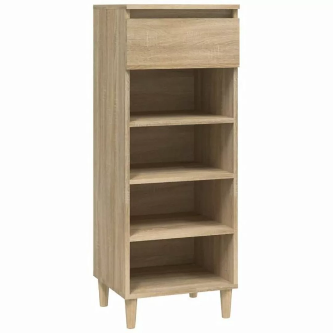 furnicato Schuhschrank Sonoma-Eiche 40x36x105 cm Holzwerkstoff günstig online kaufen