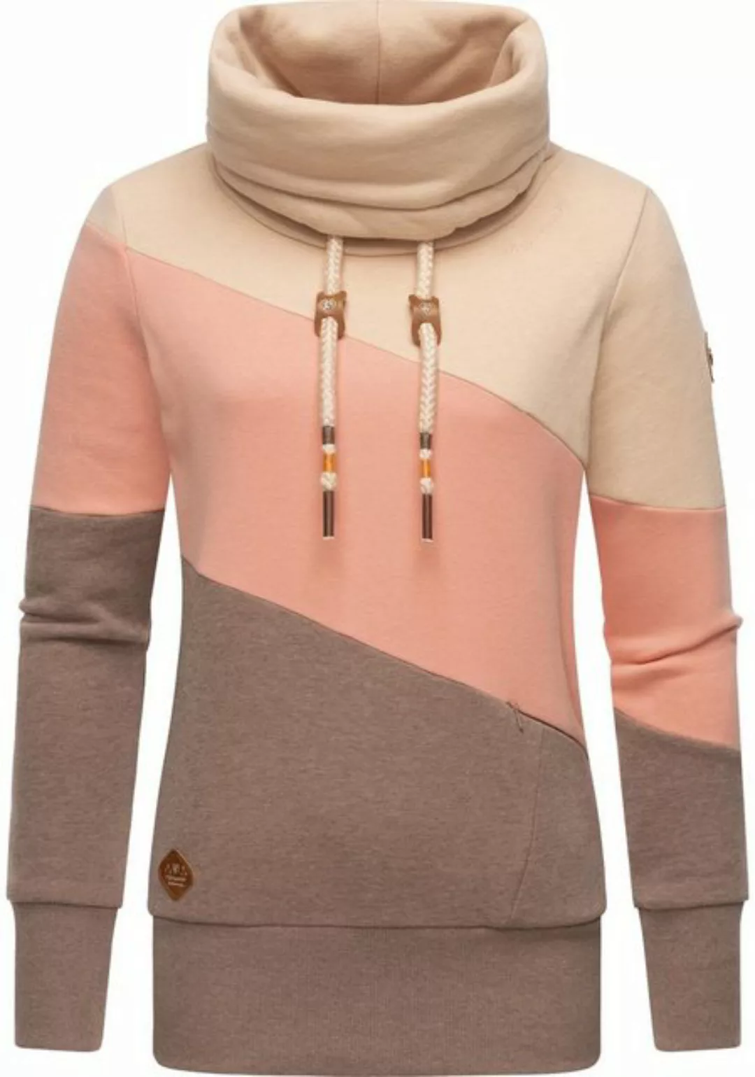 Ragwear Sweatshirt "Rumika", modischer Longsleeve Pullover mit Schlauchkrag günstig online kaufen