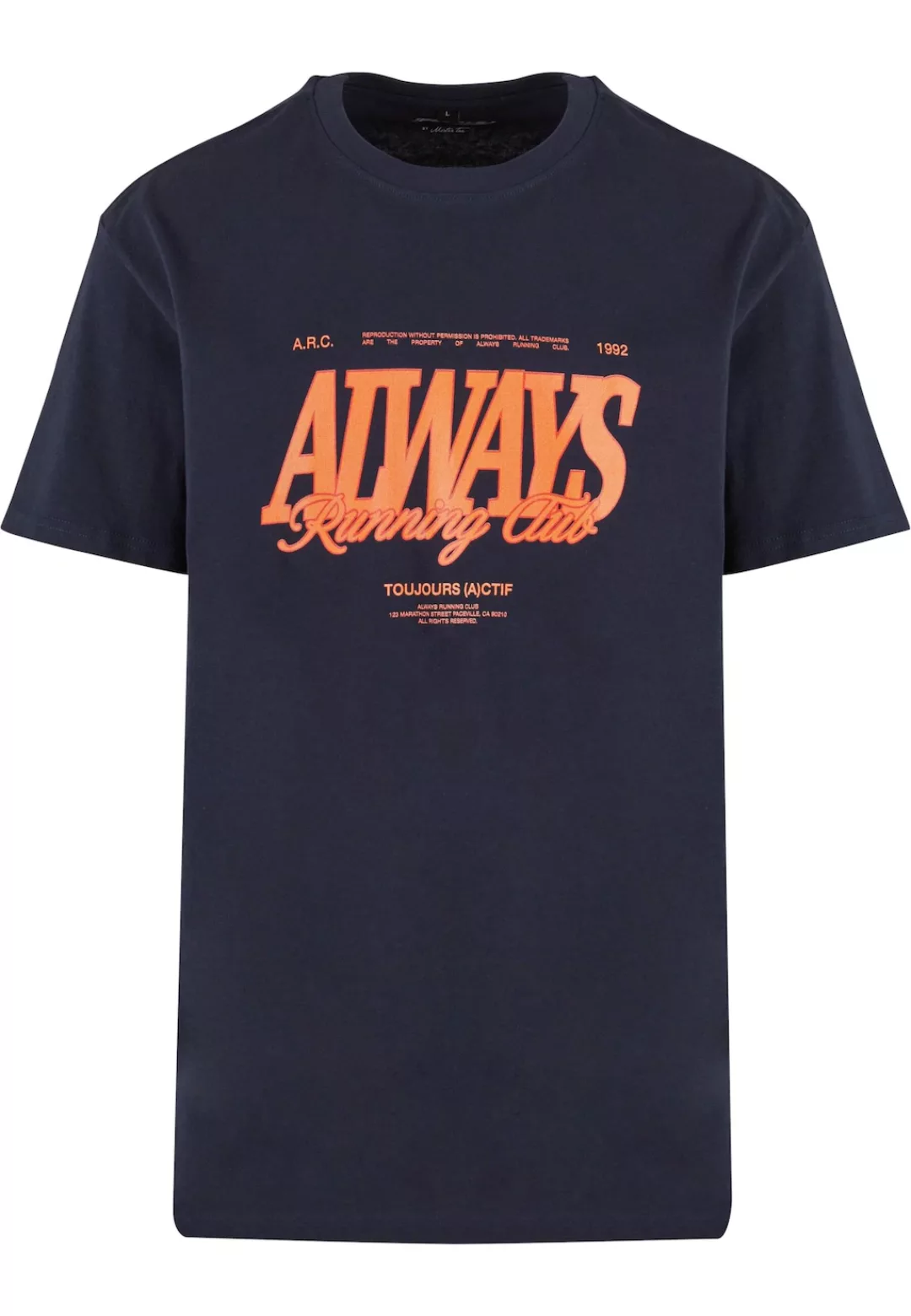 Upscale by Mister Tee T-Shirt "Upscale by Mister Tee Always Running Oversiz günstig online kaufen