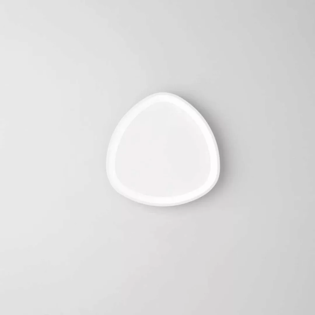 LED-Wandleuchte Bezi, weiß, Ø 45 cm, Aluminium, dim., CCT günstig online kaufen
