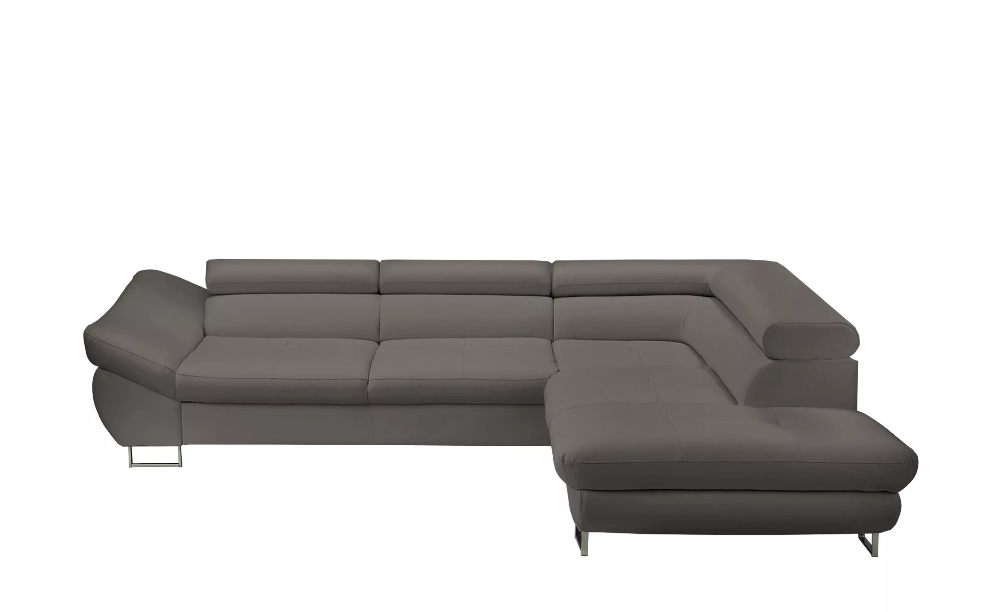 switch Ecksofa aus Kunstleder Fabio ¦ grau ¦ Maße (cm): B: 280 H: 69 T: 235 günstig online kaufen