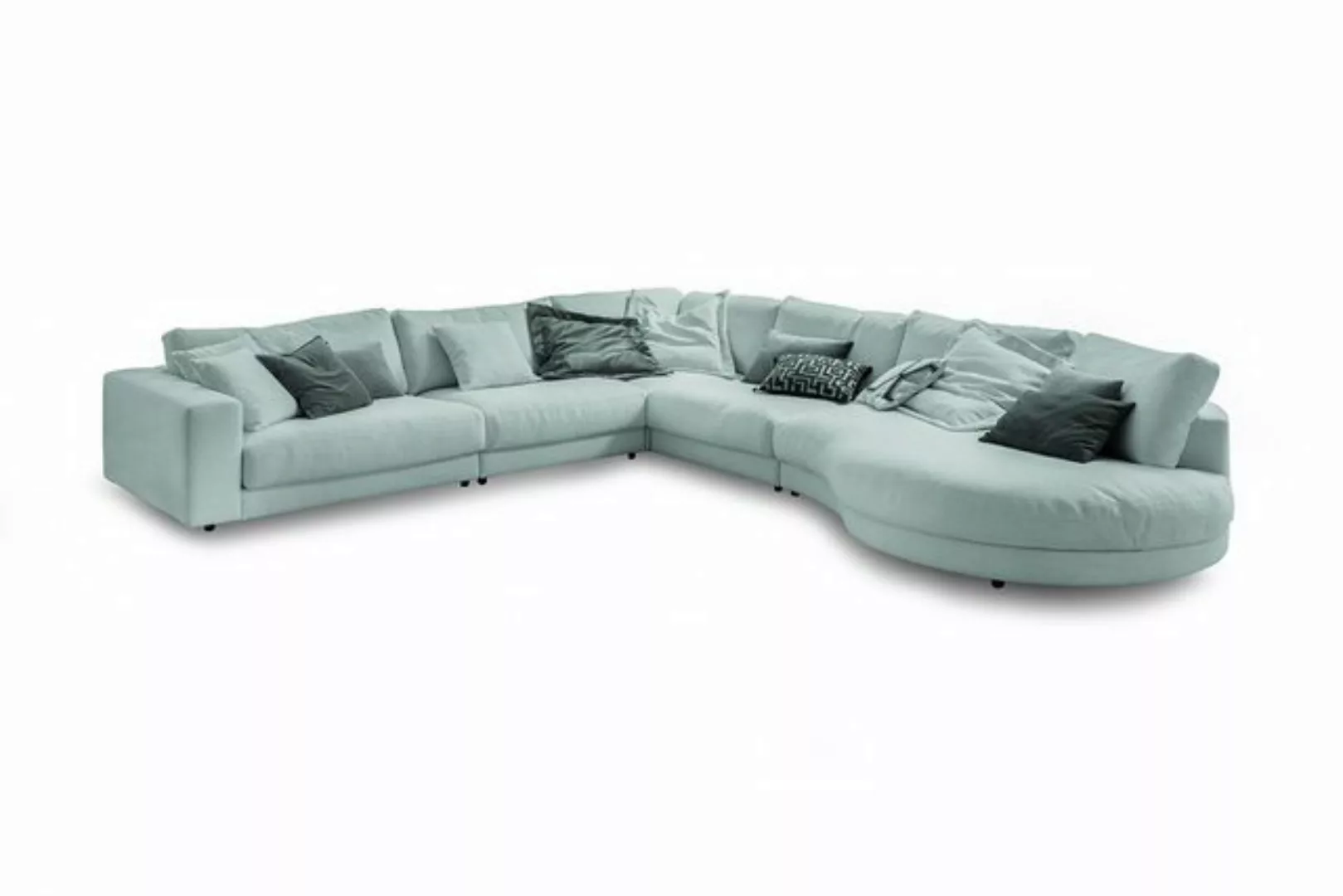 daslagerhaus living Big-Sofa Ecksofa Downtown Stoff günstig online kaufen