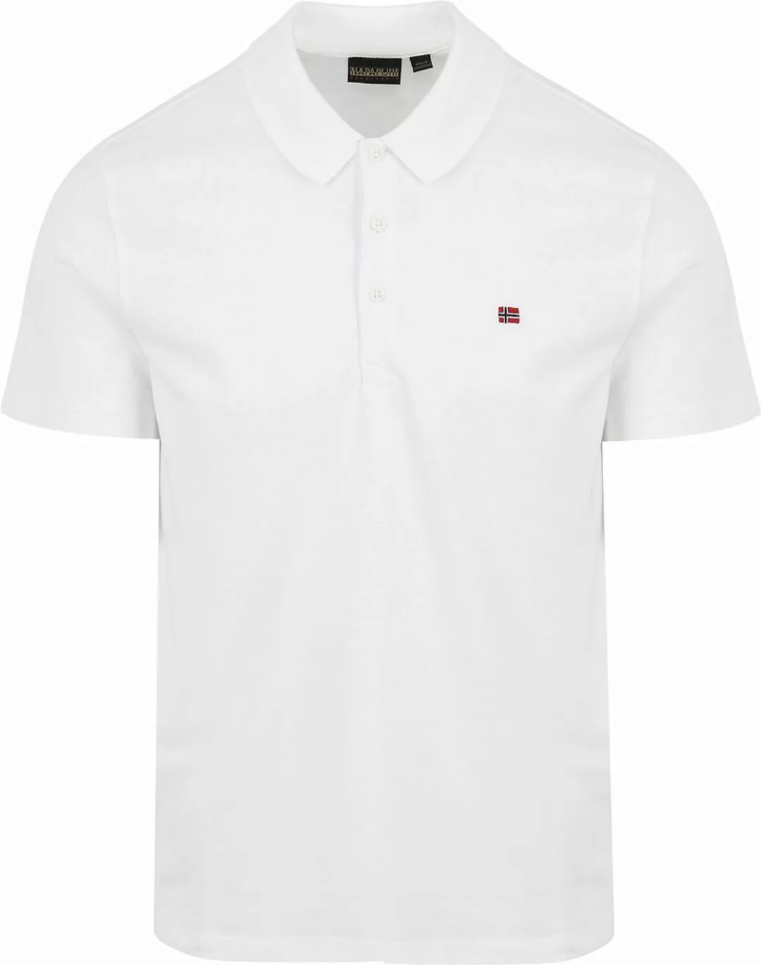 Napapijri Poloshirt Herren Schwarz Kurzarm-Poloshirt mit Logo & günstig online kaufen