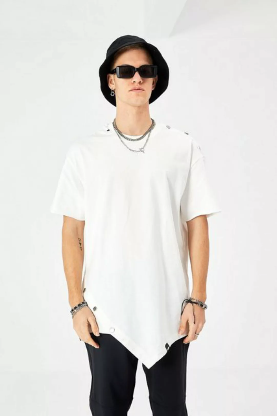OSSY HOMER T-Shirt T-Shirt Oversize Fit mit 320gsm Baumwolle günstig online kaufen