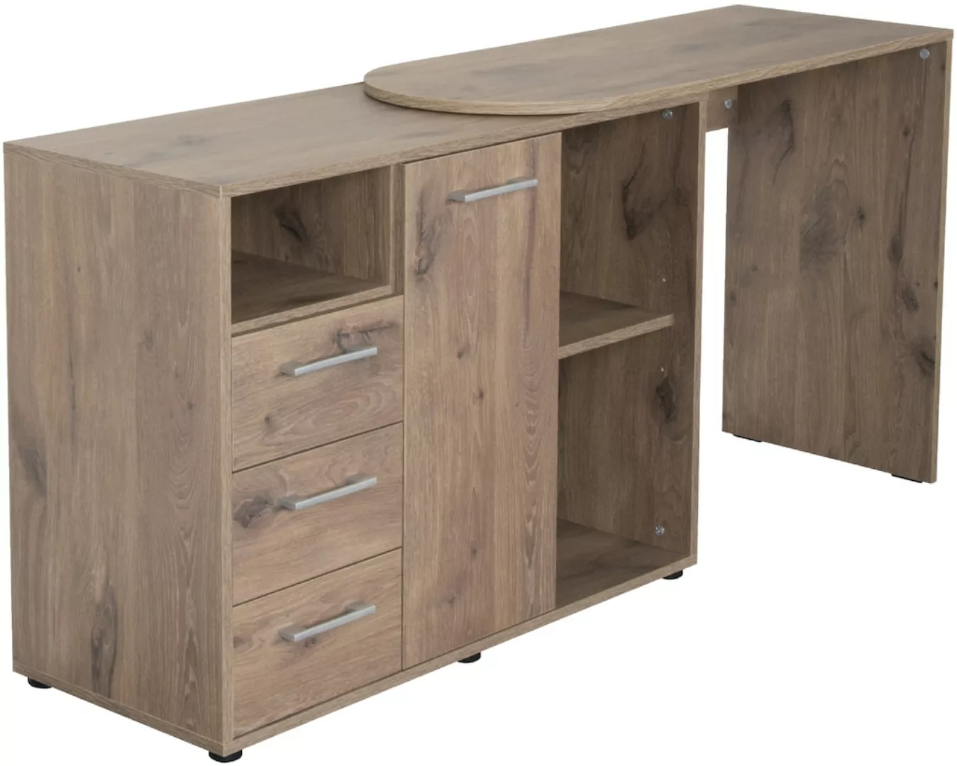 VOGL Möbelfabrik Schreibtisch "1246 mit schwenkbarer Tischplatte", platzspa günstig online kaufen
