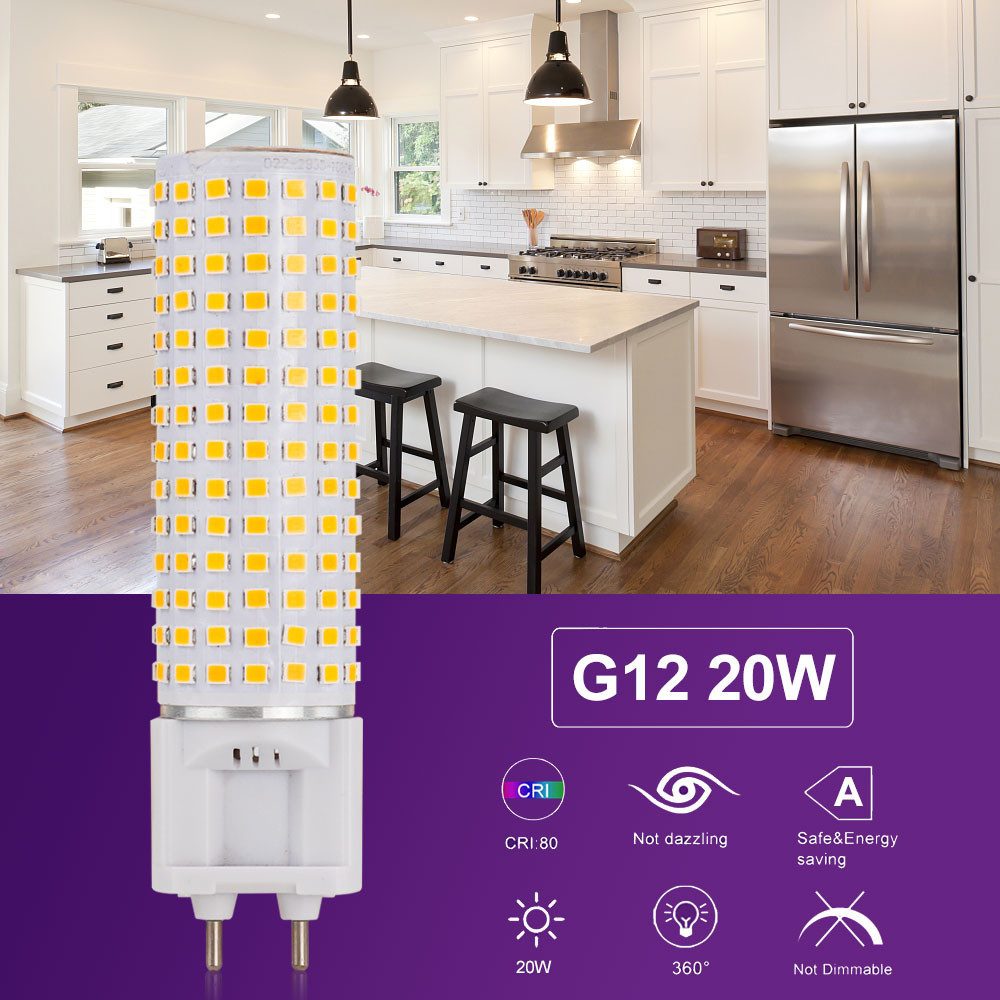 Daskoo LED-Leuchtmittel G12 20W LED Stiftsockellampe günstig online kaufen